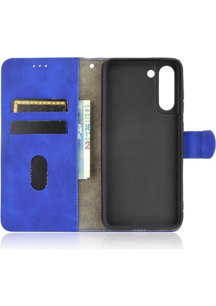 Samsung Galaxy S21 Fe Kart Ekleme Deri Folio Flip Case (Yurt Dışından)