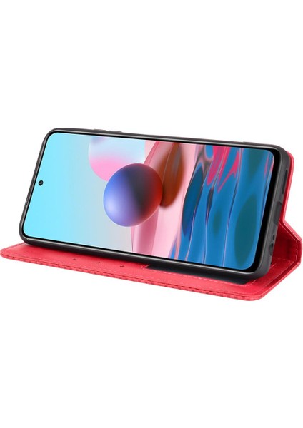 Xiaomi Redmi Not 10 4g Pu Deri Manyetik Kapatma Cüzdan (Yurt Dışından)