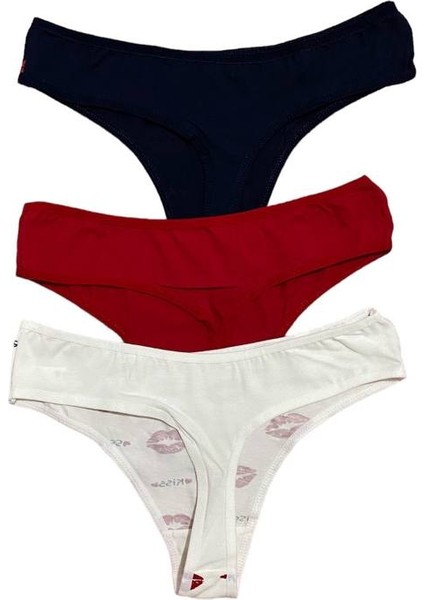 Pamuklu Elastin Kadın Külot Tanga modelleri