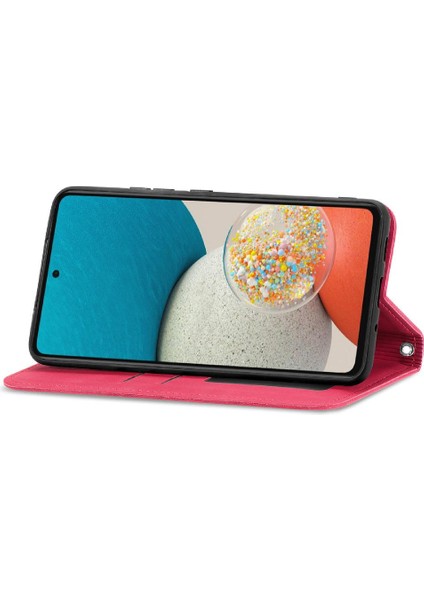 Samsung A53 5g Için Kılıf Kapak Çevirin Cüzdan Darbeye Deri Kılıf Basit (Yurt Dışından) modelleri
