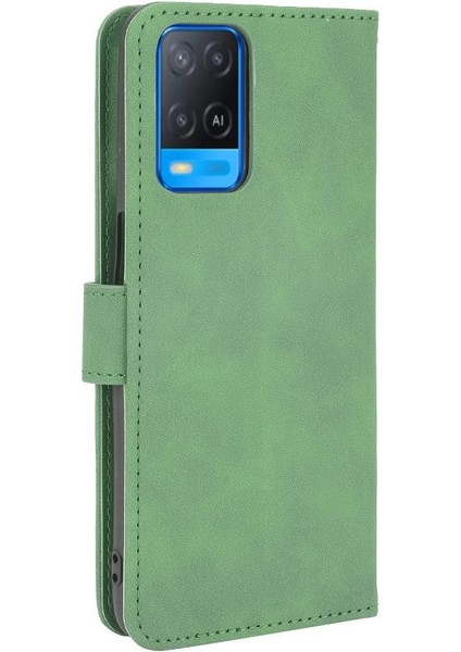 Mays Home1 Oppo A54 4g Deri Için Kılıf Folio Flip Case Koruyucu Kapak ile Tam (Yurt Dışından)