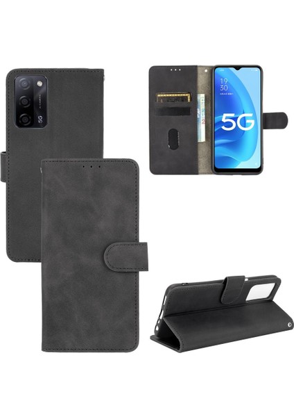 Kart ile Oppo Oppo 5g Tam Koruma Deri Folio Flip Case Için Kılıf (Yurt Dışından)