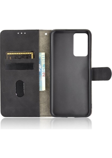 Kart ile Oppo Oppo 5g Tam Koruma Deri Folio Flip Case Için Kılıf (Yurt Dışından)