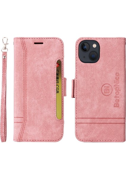 Iphone 14 Için Kılıf Artı Cüzdan Kapak Çevirin Kart Yuvaları Tpu Deri Manyetik (Yurt Dışından)