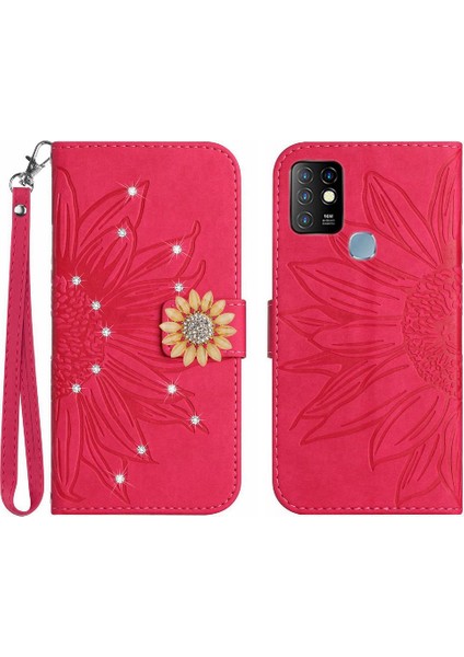 Infinix Sıcak 10 Telefon Kapak Için Kılıf Darbeye Dayanıklı Tpu Kabuk Kart Tutucu Flip (Yurt Dışından)