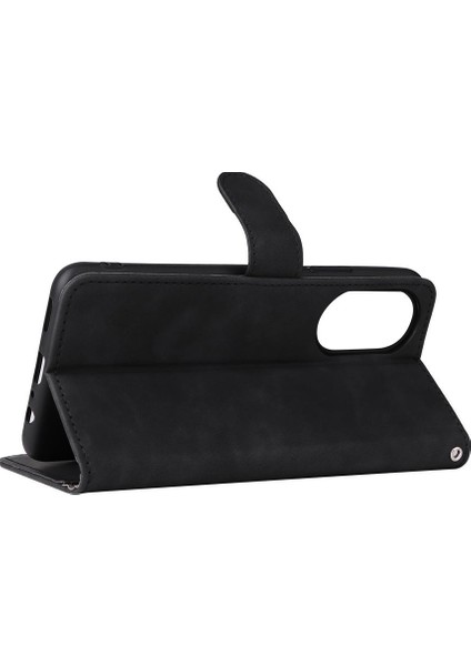 Kart Tutucu Kickstand Deri Folio Flip Case ile Onur X7 Için Kılıf (Yurt Dışından)