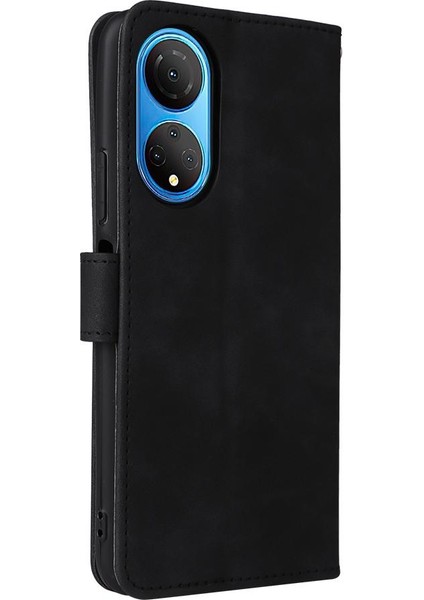 Kart Tutucu Kickstand Deri Folio Flip Case ile Onur X7 Için Kılıf (Yurt Dışından)