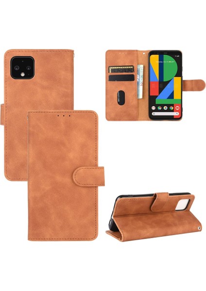 Kart Sahibi ile Google Pixel 4 Koruyucu Kapak Kartı Ekleme Için Kılıf (Yurt Dışından)