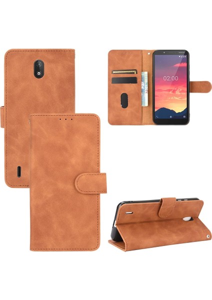 Nokia C2 Koruyucu Kapak Kartı Ekleme Deri Folio Flip Için Kılıf (Yurt Dışından) fiyatları