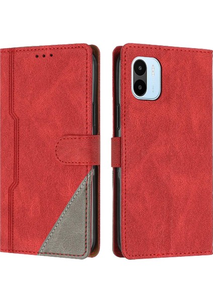 Xiaomi Redmi A1 Manyetik Kapatma Handy Standı Kart Yuvaları Için Kılıf Kapak (Yurt Dışından)