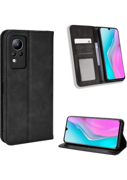 Infinix Not 11 Cüzdan Pu Deri Manyetik Kapatma Için Kılıf (Yurt Dışından)