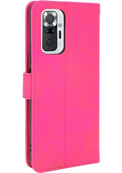 Xiaomi Redmi Not 10 Pro Max Deri Için Kılıf Folio Flip Case Kart Tam (Yurt Dışından)
