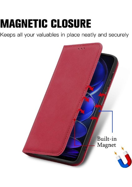 Redmi Not 12 Için Kılıf Pro Deri Kılıf Cüzdan Darbeye Basit Iş (Yurt Dışından) indirimleri