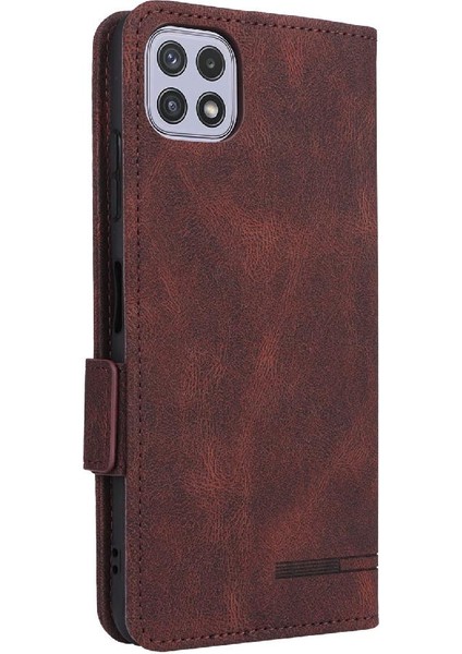 Samsung Galaxy A22 5g Için Kılıf Koruyucu Kapak Kart Tutucu Kickstand ile (Yurt Dışından) modelleri