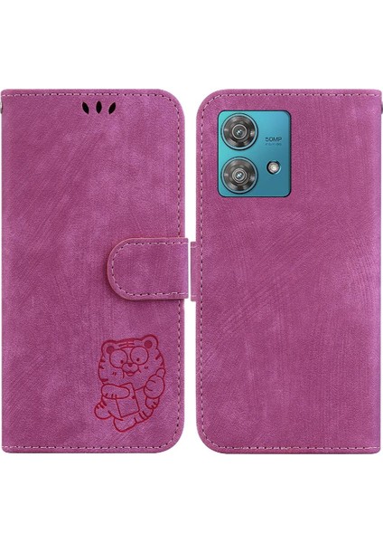 Motorola Kenar 40 Neo Için Kılıf Tutucu Kapak Kart Cep Flip Folio Sevimli (Yurt Dışından)