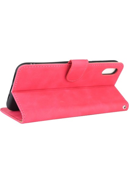 Iphone Xr Kart Ekleme Deri Folio Flip Case Tam Kapak (Yurt Dışından)