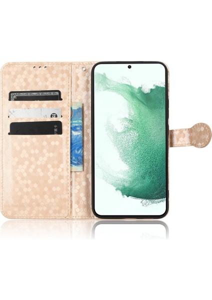 Samsung Galaxy S22 Artı 5g Için Geometrik Desen Deri Cüzdan Kapak (Yurt Dışından)