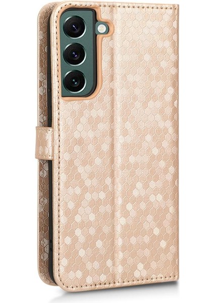 Samsung Galaxy S22 Artı 5g Için Geometrik Desen Deri Cüzdan Kapak (Yurt Dışından)