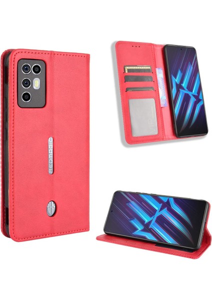Zte Nubia Kırmızı Sihirli 6r Manyetik Kapatma Pu Deri Cüzdan (Yurt Dışından) fiyatları