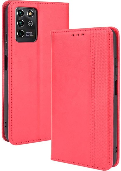 Zte Blade V30 Vita Pu Deri Manyetik Kapatma Cüzdan (Yurt Dışından)