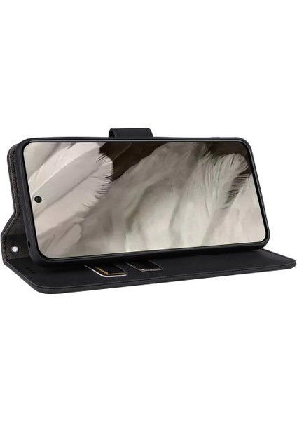 Kart Tutucu Kickstand Koruyucu Kapak Flip ile Google Pixel 8 Için Kılıf (Yurt Dışından) fırsatları