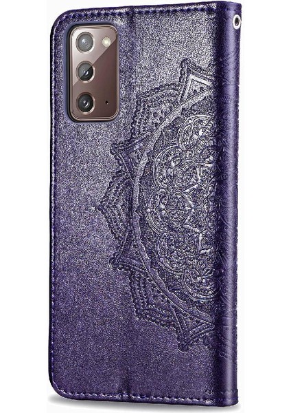 Samsung Not 20 Için Kılıf Basit Iş Kapak Kapak Darbeye Zarif (Yurt Dışından)