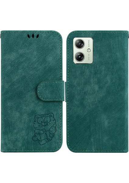 Motorola Moto G54 5g Için Kılıf Cüzdan Kılıf Tutucu Kapak Flip Folio Kart (Yurt Dışından)