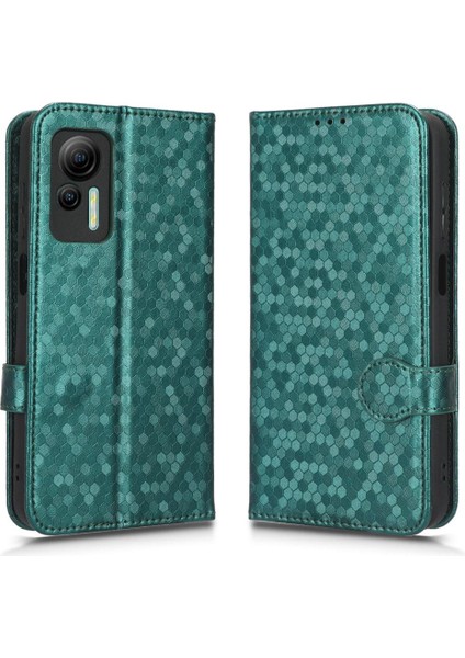 Ulefone Not 14 Için Kılıf Manyetik Toka Deri Cüzdan Kapak Geometrik (Yurt Dışından)
