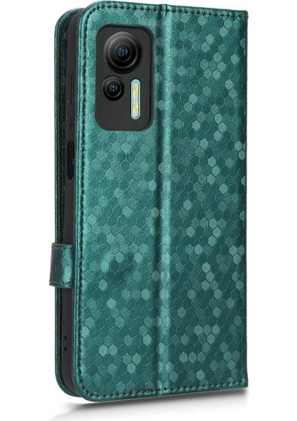 Ulefone Not 14 Için Kılıf Manyetik Toka Deri Cüzdan Kapak Geometrik (Yurt Dışından)