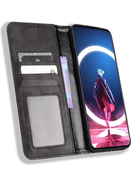 Zte Nubia Kırmızı Sihirli 7 Pro Pu Deri Cüzdan Manyetik Kapatma (Yurt Dışından)