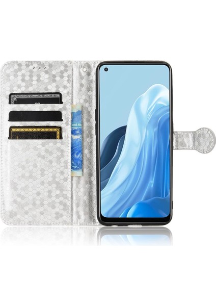 Oppo Bulmak Için Kılıf X5 Lite Geometrik Desen Deri Cüzdan Kapak Toka (Yurt Dışından)
