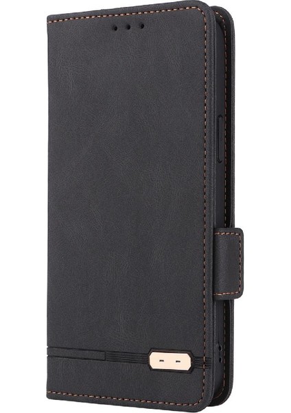 Kart Tutucu Kickstand Deri Folio Flip ile iphone 14 Plus Için Kılıf (Yurt Dışından)