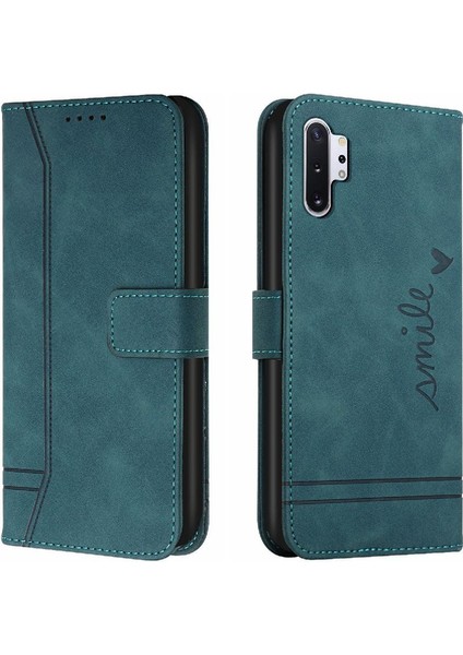 Telefon Kılıfı Için Samsung Galaxy Not 10 Artı Kart Yuvaları Kapak El Kayışı Pu (Yurt Dışından)
