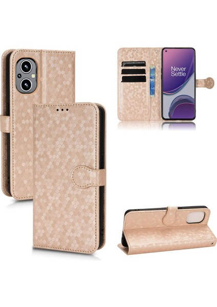 Oneplus Nord N20 5g Manyetik Toka Için Kılıf Geometrik Desen Deri (Yurt Dışından)