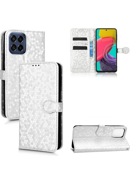 Samsung Galaxy M33 5g Için Geometrik Desen Manyetik Toka Deri (Yurt Dışından)