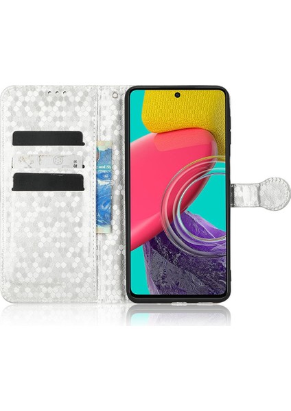 Samsung Galaxy M33 5g Için Geometrik Desen Manyetik Toka Deri (Yurt Dışından) fırsatları