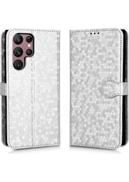 Samsung Galaxy S22 Ultra 5g Manyetik Toka Deri Cüzdan Kapak (Yurt Dışından)
