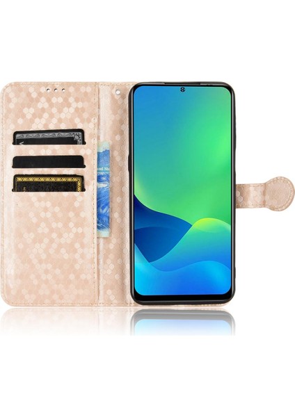 Ulefone Not 13P Geometrik Desen Manyetik Toka Deri Cüzdan Için Kılıf (Yurt Dışından)