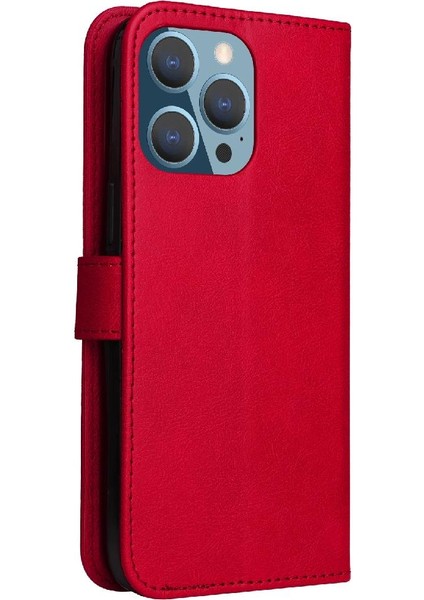 Iphone 14 Için Flip Case Pro Max Iş Cüzdan Telefon Kılıfı Yüksek Kalite (Yurt Dışından)