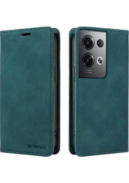 Oppo Oppo 8 Pro 5g Için Kılıf Folio Cüzdan Pu Deri Manyetik Koruyucu (Yurt Dışından)