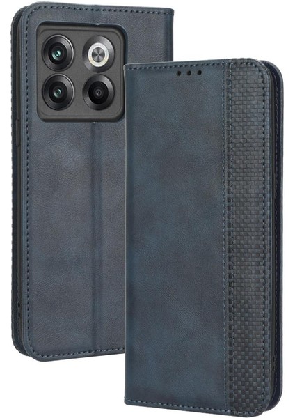 Oneplus 10T 5g Cüzdan Manyetik Kapatma Pu Deri Kılıf (Yurt Dışından)