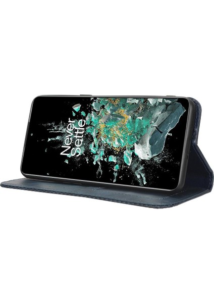 Oneplus 10T 5g Cüzdan Manyetik Kapatma Pu Deri Kılıf (Yurt Dışından)
