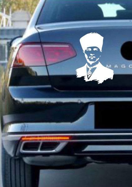 Atatürk Mustafa Kemal Atatürk Araba Oto Motosiklet Karavan Sticker 00008