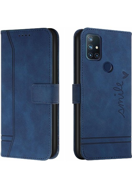 Oneplus Nord N10 5g Manyetik Kapatma El Kayışı Kart Yuvaları Için Telefon Kılıfı (Yurt Dışından)