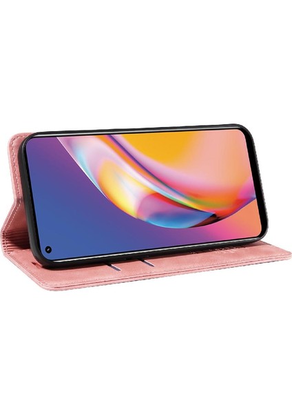 Oppo A94 4g Için Kılıf Folio Cüzdan Manyetik Pu Deri Koruyucu (Yurt Dışından)