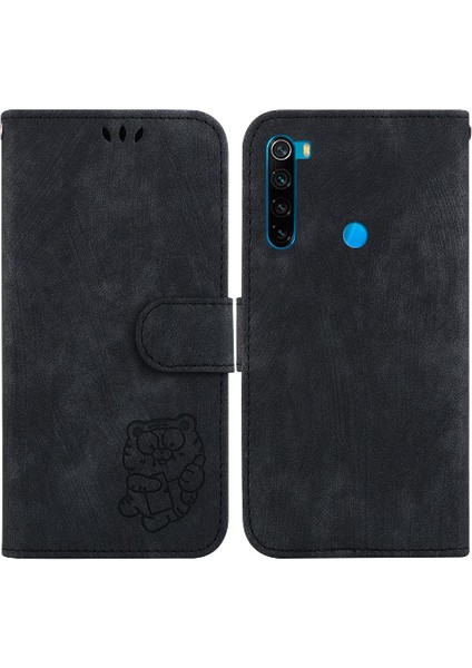 Xiaomi Redmi Not 8t Cüzdan Durumda Kabartmalı Sevimli Kaplan Kartı Cep (Yurt Dışından)