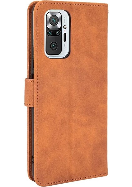 Xiaomi Redmi Not 10 Pro Max Deri Için Kılıf Folio Flip Case Kart Tam (Yurt Dışından)