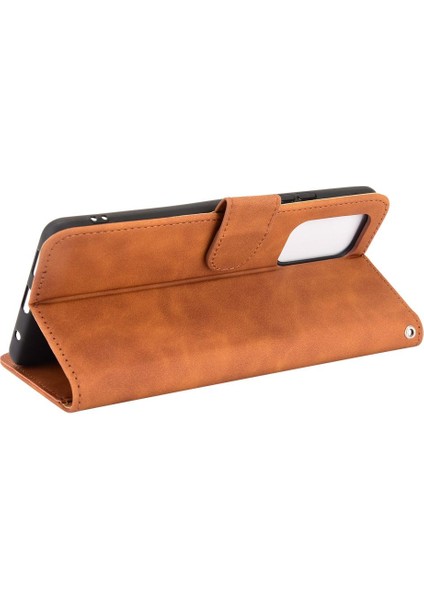 Xiaomi Redmi Not 10 Pro Max Deri Için Kılıf Folio Flip Case Kart Tam (Yurt Dışından)