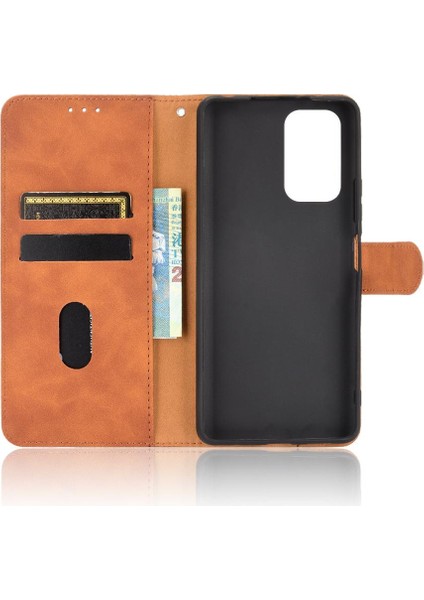 Xiaomi Redmi Not 10 Pro Max Deri Için Kılıf Folio Flip Case Kart Tam (Yurt Dışından)