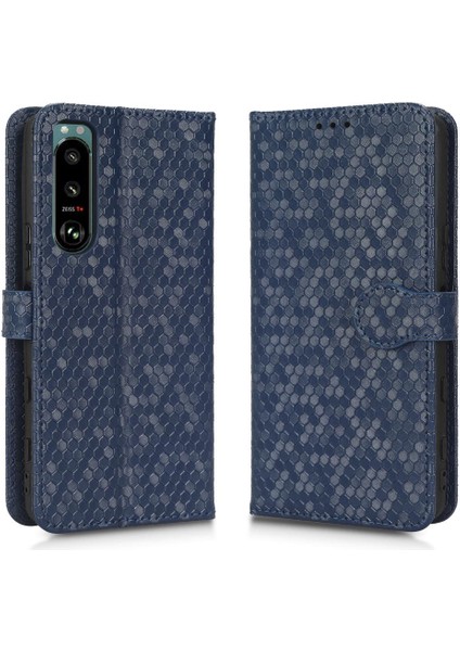 Sony Xperia 5 Iii Için Kılıf Deri Cüzdan Kapak Manyetik Toka Geometrik (Yurt Dışından) indirimleri